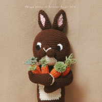 Amigurumi Chocolate Otter Bunny  チョコレートオターうさぎのあみぐるみ
